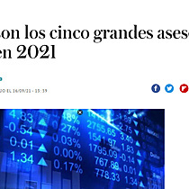 Estos son los cinco grandes asesores en M&A en 2021